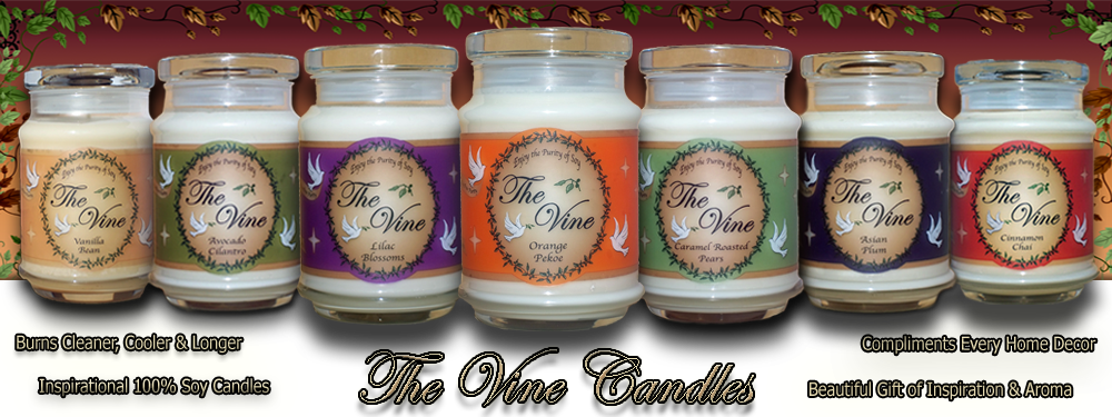 Scented Soy Clean Burning Candles